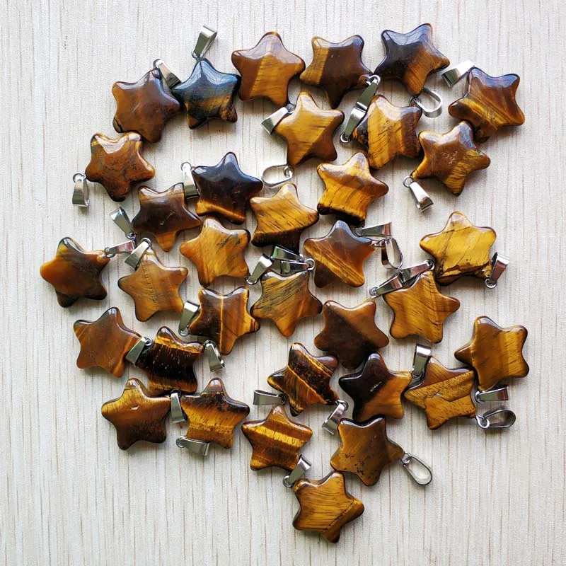 Wholesale 50pcs/lot fashion good quality natural tigers eye stone five star charms pendants for jewelry making 50pcs/lot free
Wholesale 50pcs/lot fashion good quality natural tigers eye stone five star charms pendants for jewelry making 50pcs/lot free