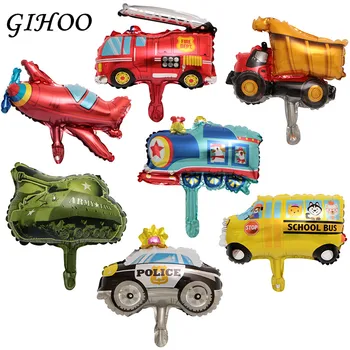 10pcs Mini Fire Engine Happy Birthday Foil Balloons Party Decorations Kids Baby Shower Boy Globos Toy Car School Bus Tank baloon
10pcs Mini Fire Engine Happy Birthday Foil Balloons Party Decorations Kids Baby Shower Boy Globos Toy Car School Bus Tank baloon
