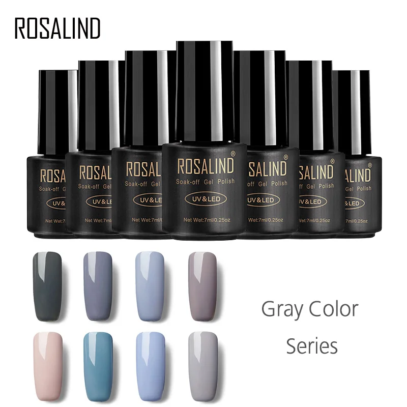 ROSALIND Gel 1S 7ML Nail Gel Polish Gray Color Nail Varnish For Art Manicure Painting Base&Top Coat Needed UV Gel Lacquer
ROSALIND Gel 1S 7ML Nail Gel Polish Gray Color Nail Varnish For Art Manicure Painting Base&Top Coat Needed UV Gel Lacquer
