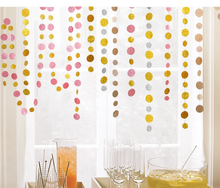 4M Glitter Powder Gold Film Happy Birthday Decoration Party Background Size Round Pull Flower String Flag
4M Glitter Powder Gold Film Happy Birthday Decoration Party Background Size Round Pull Flower String Flag