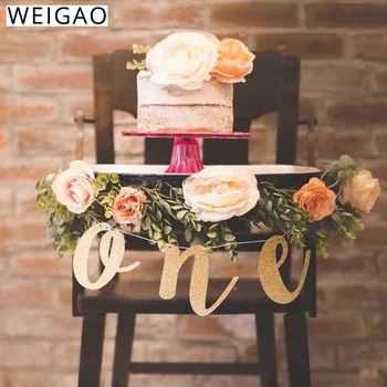 WEIGAO Glitter Gold 1st Birthday Highchair Banner for High Chair Sign Baby First Birthday One Banner Photo Prop Party Decoration
WEIGAO Glitter Gold 1st Birthday Highchair Banner for High Chair Sign Baby First Birthday One Banner Photo Prop Party Decoration