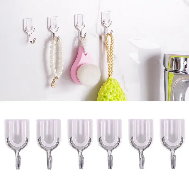 6Pcs/Set Plastic Adhesive Hook Wall Sticky Bathroom Kitchen Set Plastic Wall Hanger Rack Hook Mount Sticky Sticker
6Pcs/Set Plastic Adhesive Hook Wall Sticky Bathroom Kitchen Set Plastic Wall Hanger Rack Hook Mount Sticky Sticker