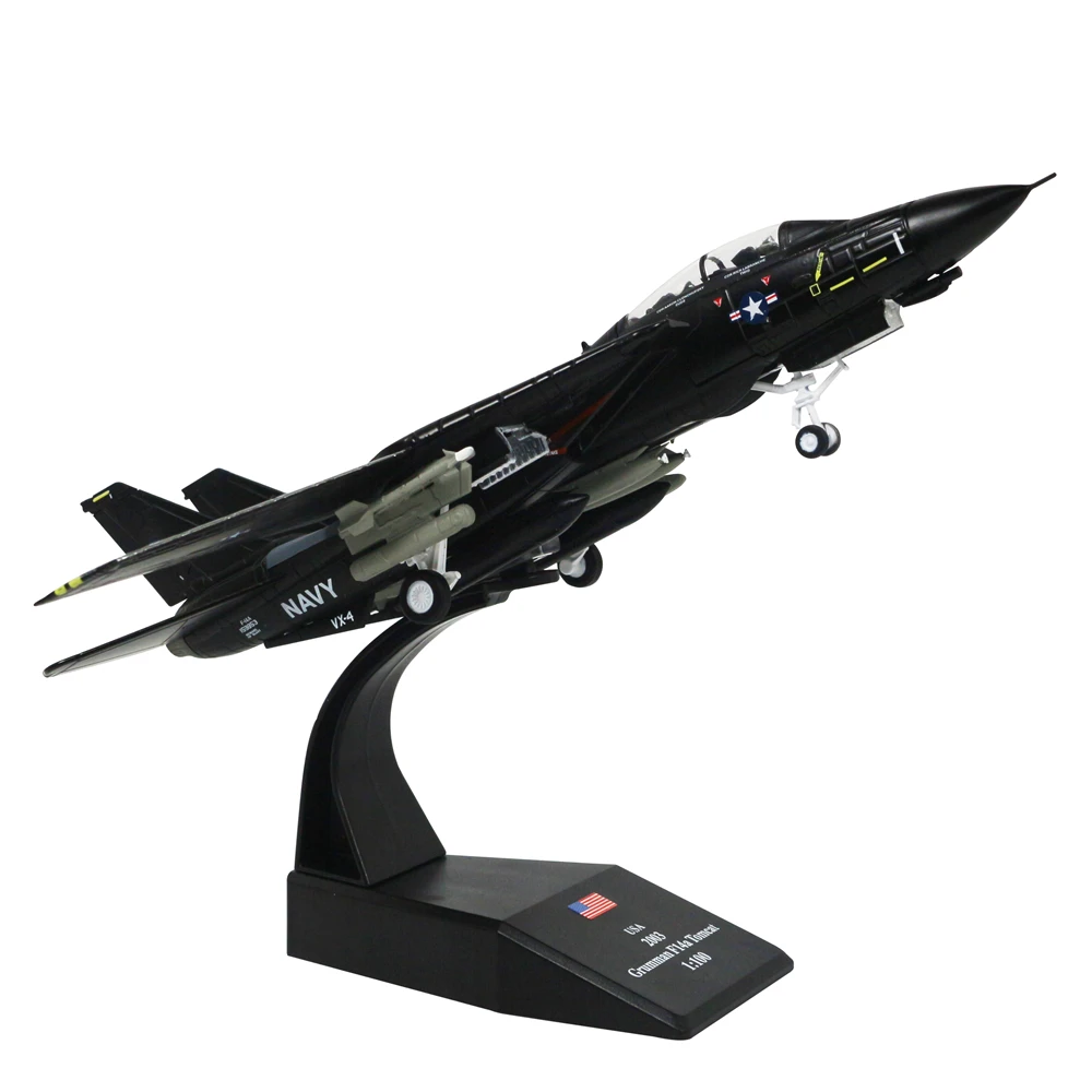 1/100 Scale F14A Tomcat Fighter Metal Fighter Military Model Diecast Plane Model For Commemorate Collection or Gift
1/100 Scale F14A Tomcat Fighter Metal Fighter Military Model Diecast Plane Model For Commemorate Collection or Gift