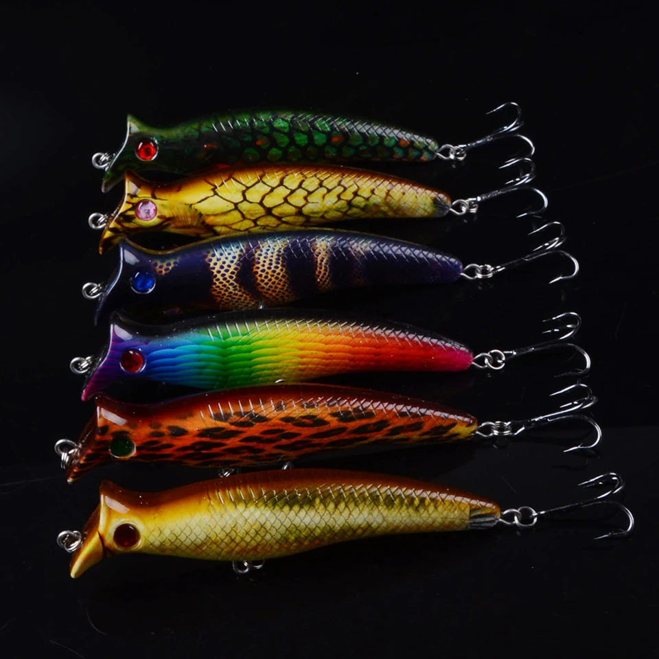 6 шт., жесткая приманка для ловли Поппера, 12 см, 20,7 г, Topwater Crankbait, воблеры, искусственная приманка для окуня, карпа, приманки, 3D глаза
6 шт., жесткая приманка для ловли Поппера, 12 см, 20,7 г, Topwater Crankbait, воблеры, искусственная приманка для окуня, карпа, приманки, 3D глаза