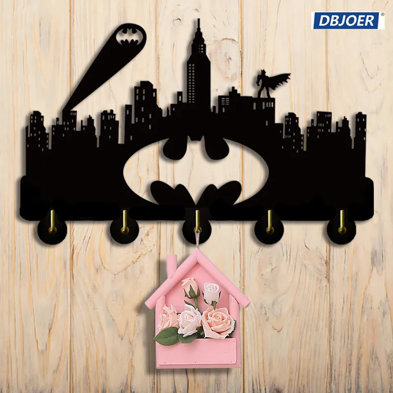 Batman Vertical Over the Door Organizer Rack Coats Caps Holder with 5 Hooks Strong Adhesive Sticker solid wood Hooks Wall Door
Batman Vertical Over the Door Organizer Rack Coats Caps Holder with 5 Hooks Strong Adhesive Sticker solid wood Hooks Wall Door