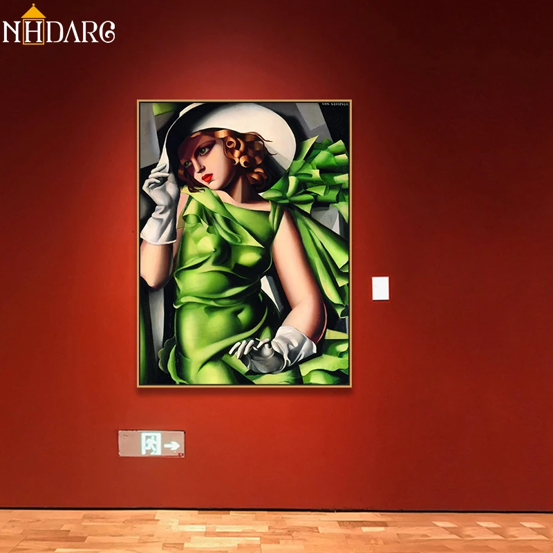 Canvas Art Print Painting Poster European Fashion Young Girl in Green by Tamara de Lempicka, Wall Pictures For Home Decoration
Canvas Art Print Painting Poster European Fashion Young Girl in Green by Tamara de Lempicka, Wall Pictures For Home Decoration