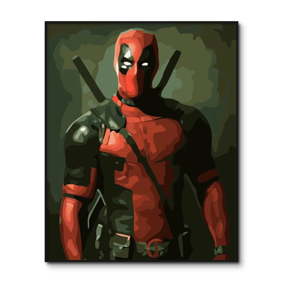 Deadpool Poster painting by numbers Framed Movies Coloring by number Home Decor Acrylic Paint by Number Kits
Deadpool Poster painting by numbers Framed Movies Coloring by number Home Decor Acrylic Paint by Number Kits