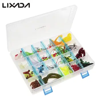 Lixada 146PCS Fishing Lures Set Tackle Mixed Soft Baits Fishing Lures Jig Head Hooks Fishing Accessories Kit with Storage Box 
Lixada 146PCS Fishing Lures Set Tackle Mixed Soft Baits Fishing Lures Jig Head Hooks Fishing Accessories Kit with Storage Box