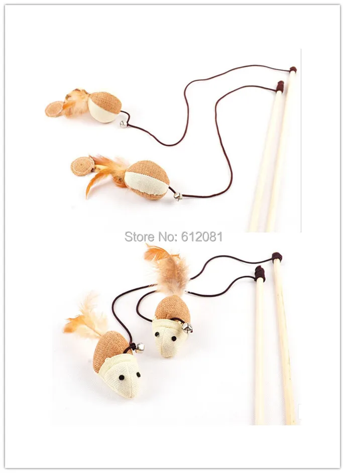 Free shipping pet cat toy natural wooden stick cat fishing pole toy rod eco-friendly mouse ball 10pcs/lot
Free shipping pet cat toy natural wooden stick cat fishing pole toy rod eco-friendly mouse ball 10pcs/lot