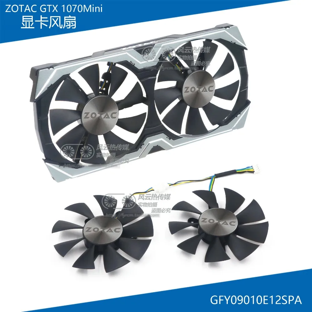 New Original for ZOTAC GTX1070 GTX1060 MINI Graphics card cooling fan GFY09010E12SPA DC12V 0.5A
New Original for ZOTAC GTX1070 GTX1060 MINI Graphics card cooling fan GFY09010E12SPA DC12V 0.5A