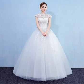 Vintage Lace Applique Wedding Dresses 2020 Illusion Bride Bridal Dress Floor Length Ball Gown Vestido De Noiva Estilo Princesa
Vintage Lace Applique Wedding Dresses 2020 Illusion Bride Bridal Dress Floor Length Ball Gown Vestido De Noiva Estilo Princesa
