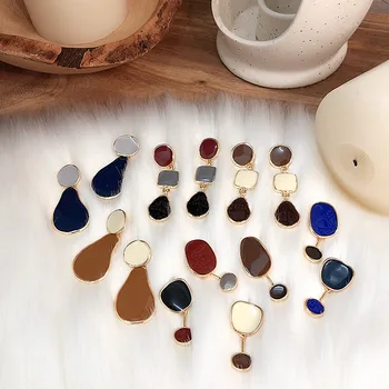 2018 Popular Korean Round Geometric Water Drop Earrings Women Square Simple Pendientes Girl Fashion Ear Jewelry Accessories
2018 Popular Korean Round Geometric Water Drop Earrings Women Square Simple Pendientes Girl Fashion Ear Jewelry Accessories