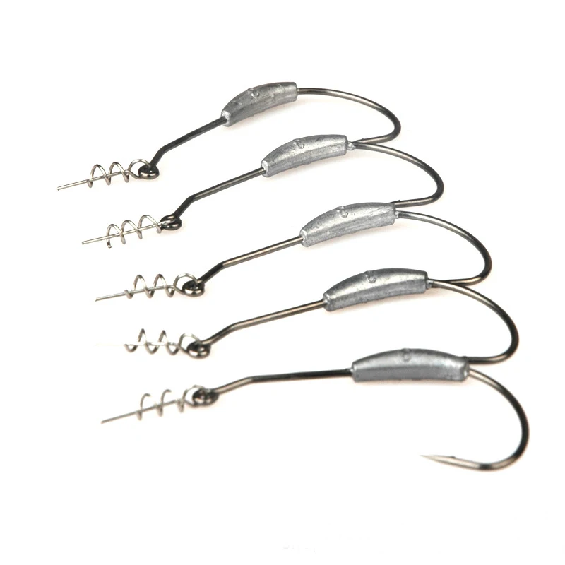 5Pcs/lot spring lock pin hook Carbon Steel crank lead hook 2g 2.5g 3g 5.25g 7g soft bait crank Fishing hook
5Pcs/lot spring lock pin hook Carbon Steel crank lead hook 2g 2.5g 3g 5.25g 7g soft bait crank Fishing hook