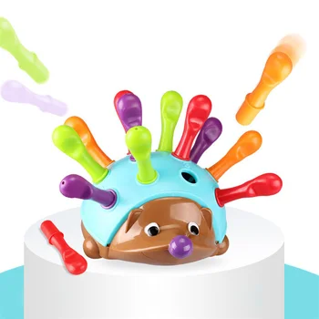 Kids DIY Colourful Insert Hedgehog Puzzle Toys Montessori Building Intelligence Developing Baby Early Learning Math Toy Gifts
Kids DIY Colourful Insert Hedgehog Puzzle Toys Montessori Building Intelligence Developing Baby Early Learning Math Toy Gifts