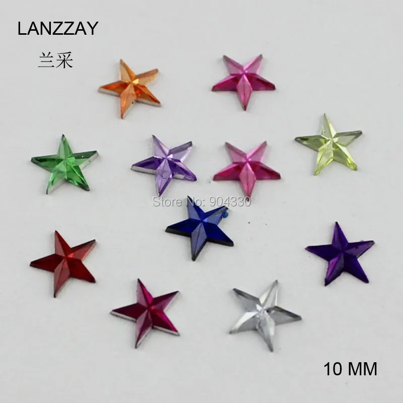 Free Shipping LANZZAY 1000pcs 10MM Five Star Flatback Rhinestone Acrylic Diamond Scrapbook Crafts Jewelry Garment DIY Decoration
Free Shipping LANZZAY 1000pcs 10MM Five Star Flatback Rhinestone Acrylic Diamond Scrapbook Crafts Jewelry Garment DIY Decoration