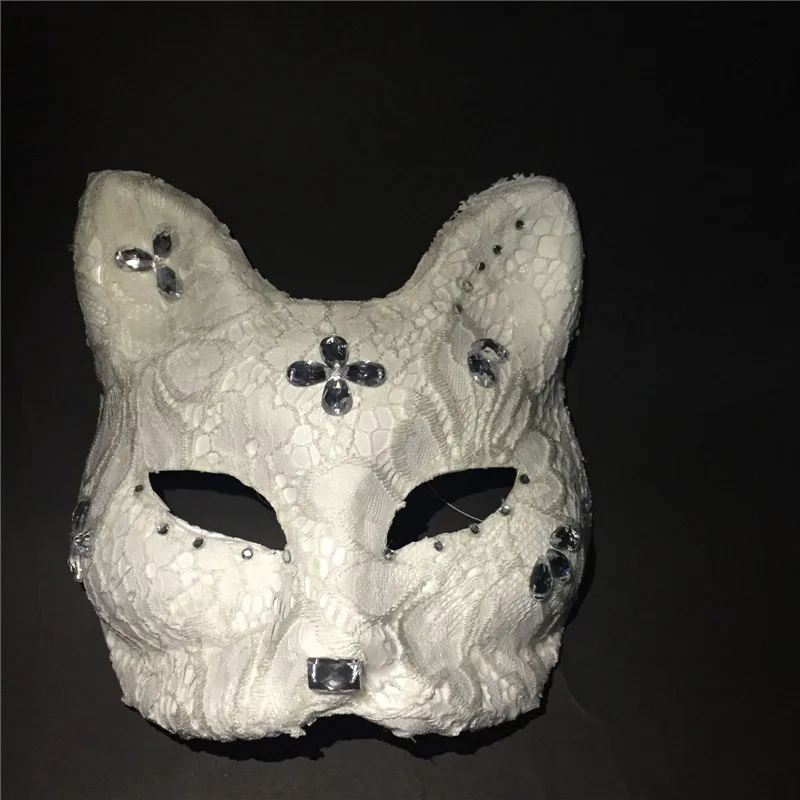 Customized Fox Cat Codplay Prom Mask Masquerade Half Face Halloween Animal Latex Mask Mask Disguises of Face Head Mask B-9472
Customized Fox Cat Codplay Prom Mask Masquerade Half Face Halloween Animal Latex Mask Mask Disguises of Face Head Mask B-9472