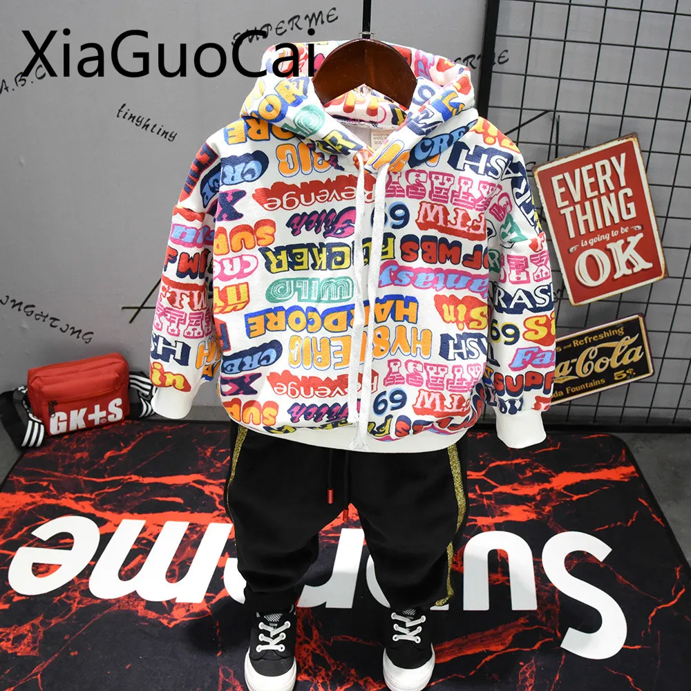 Kids Coats 2018 Spring and Autumn Kids Jackets New Fashion Fleece Boys Hoodies Sweatshirt Kids Pants Toddler Boys Clothing Set
Kids Coats 2018 Spring and Autumn Kids Jackets New Fashion Fleece Boys Hoodies Sweatshirt Kids Pants Toddler Boys Clothing Set