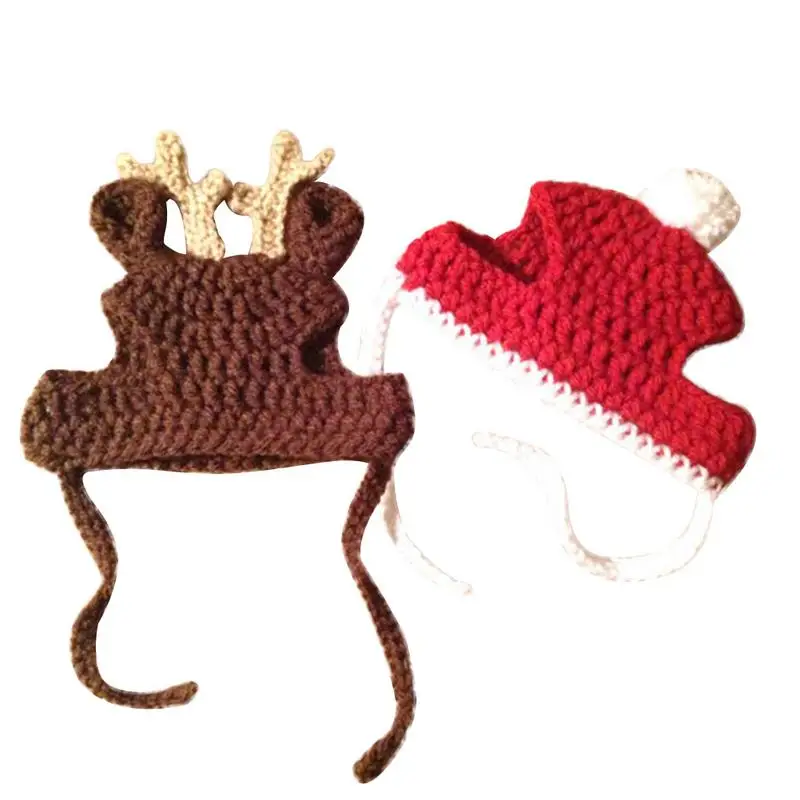 Cute Winter Dog Cat Pet Hat Wool Knit Christmas Hat Cos Elk Santa Claus Pet Cap Christmas costume Hats Warm
Cute Winter Dog Cat Pet Hat Wool Knit Christmas Hat Cos Elk Santa Claus Pet Cap Christmas costume Hats Warm