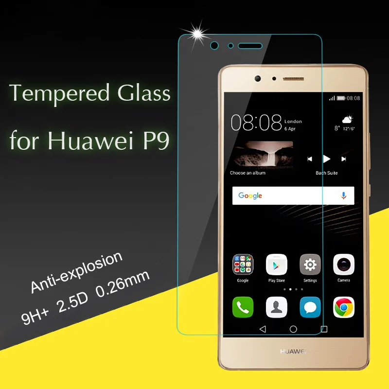 Original for Huawei P9 Tempered Glass Screen Protector 0.26mm 9H+ Surface Hardness 2.5D Explosion-proof Screen Protector Film
Original for Huawei P9 Tempered Glass Screen Protector 0.26mm 9H+ Surface Hardness 2.5D Explosion-proof Screen Protector Film