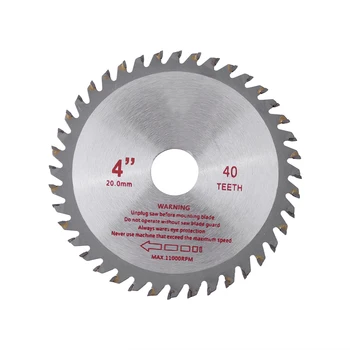 4inches 40T Teeth Cemented Carbide Circular Saw Blade Wood Cutting Tool Bore Inner Diameter 20mm
4inches 40T Teeth Cemented Carbide Circular Saw Blade Wood Cutting Tool Bore Inner Diameter 20mm