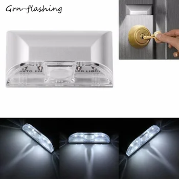 PIR Wireless Auto Infrared Led Night Light IR Sensor Heat Detector Door Keyhole lock 4 LED Lamp Battery Powered Motion light
PIR Wireless Auto Infrared Led Night Light IR Sensor Heat Detector Door Keyhole lock 4 LED Lamp Battery Powered Motion light