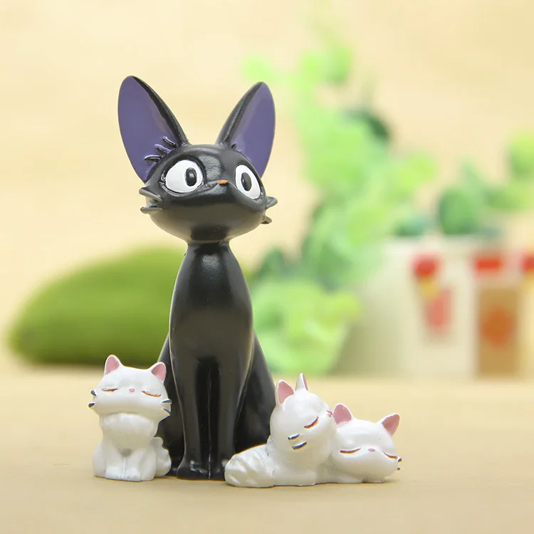 4pcs/lot DIY Studio Ghibli Miyazaki Kiki's Delivery Service Kiki Cat Doll Micro Landscape Anime Cartoon Figurines Fairy Garden M
4pcs/lot DIY Studio Ghibli Miyazaki Kiki's Delivery Service Kiki Cat Doll Micro Landscape Anime Cartoon Figurines Fairy Garden M