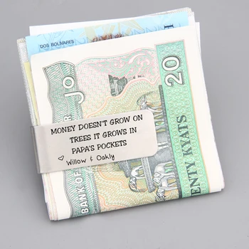 Private Customized Name Money Clip Metal Bifold Bar Wallet Replace Parts Spring Clamp Fashion Simple Cash Holder Men Women
Private Customized Name Money Clip Metal Bifold Bar Wallet Replace Parts Spring Clamp Fashion Simple Cash Holder Men Women