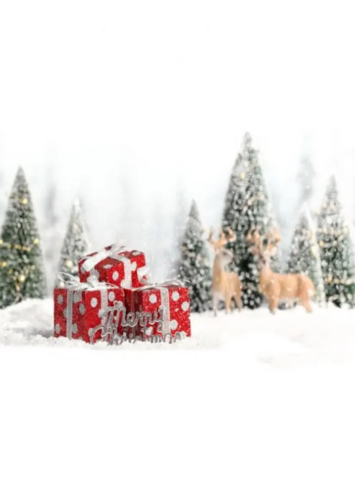 5x7ft Tree Snow Christmas Gift Elk Photography Backdrops Photo Props Studio Background
5x7ft Tree Snow Christmas Gift Elk Photography Backdrops Photo Props Studio Background