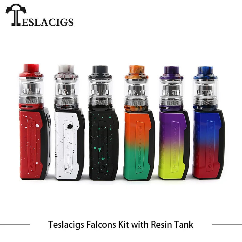 Original E Cigarettes Tesla Falcons Starter Kit with 4ml Resin Tank 2000mAh TS-XX 0.18ohm Coil Plug-n-Pull Coil VS Vaporesso 
Original E Cigarettes Tesla Falcons Starter Kit with 4ml Resin Tank 2000mAh TS-XX 0.18ohm Coil Plug-n-Pull Coil VS Vaporesso