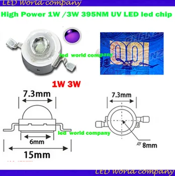 Freeshipping! 100pcs 3W 395NM UV LED /Ultra Violet High Power LED Bead Emitter 395-400NM led 3w chip uv led diode
Freeshipping! 100pcs 3W 395NM UV LED /Ultra Violet High Power LED Bead Emitter 395-400NM led 3w chip uv led diode