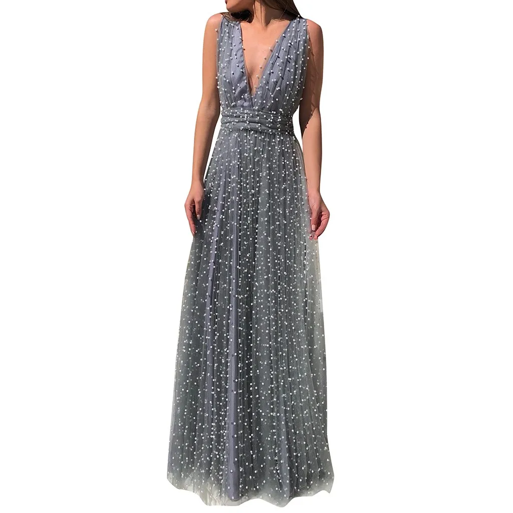 JAYCOSIN Dress Fashion Women Evening Party Dress Backless Sleeveless V-Neck Sexy elegant Long Dress Summer Beach Dress 514
JAYCOSIN Dress Fashion Women Evening Party Dress Backless Sleeveless V-Neck Sexy elegant Long Dress Summer Beach Dress 514