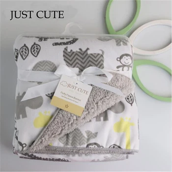 JUST CUTE 2016 thicken double layer fleece infant