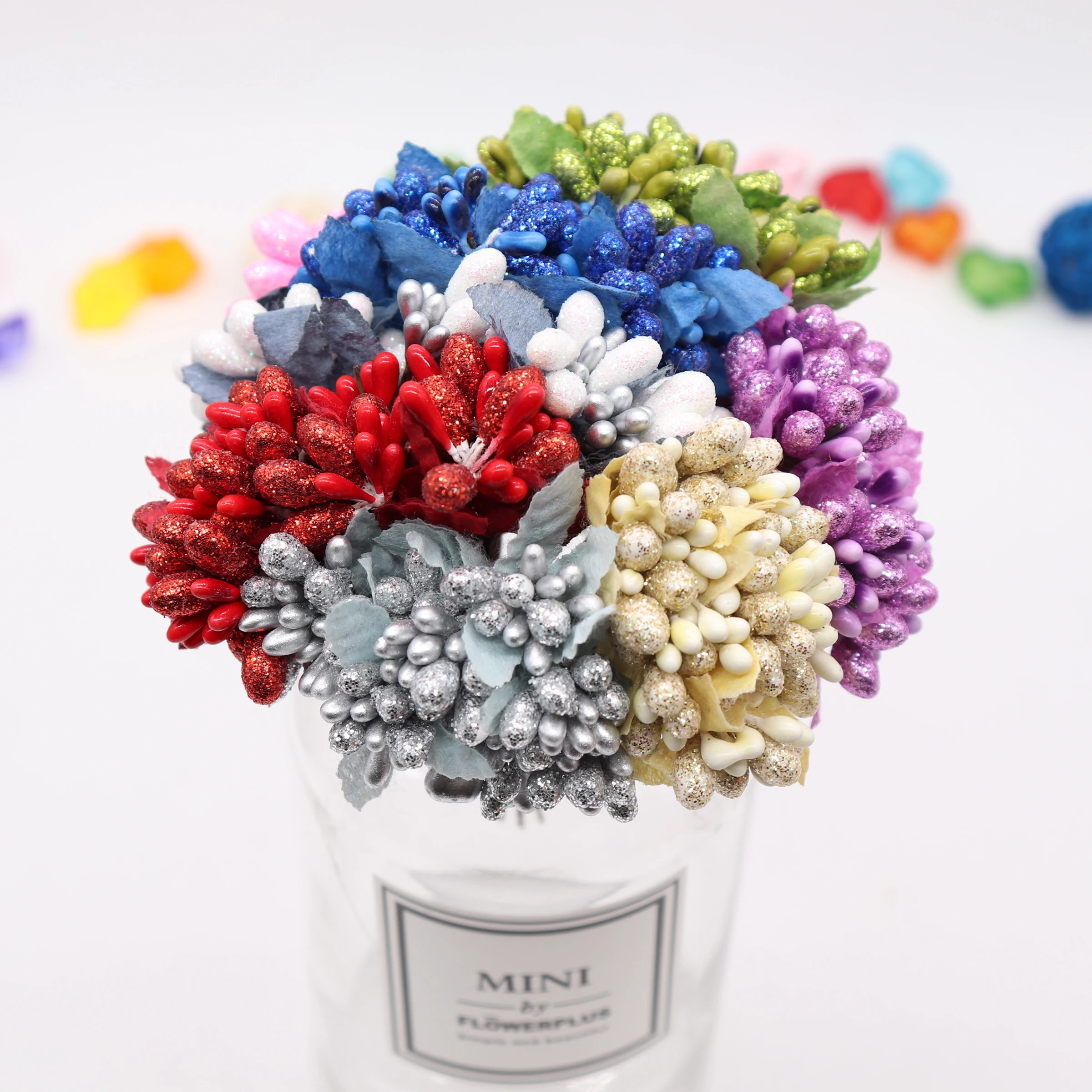 10pcs Gold powder pearl berry artificial flower stamens bouquet wedding home decoration DIY wreath gift box handmade scrapbook
10pcs Gold powder pearl berry artificial flower stamens bouquet wedding home decoration DIY wreath gift box handmade scrapbook