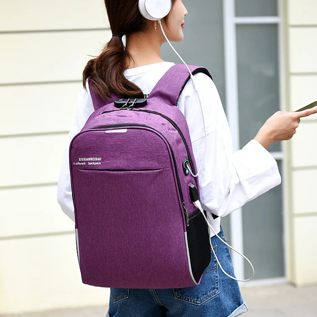 Unisex USB Charging Anti-Theft Backpack For 15.6Inch whloesale Password Lock Shoulder Computer Bag 35L Travel Daypack Backpack
Unisex USB Charging Anti-Theft Backpack For 15.6Inch whloesale Password Lock Shoulder Computer Bag 35L Travel Daypack Backpack