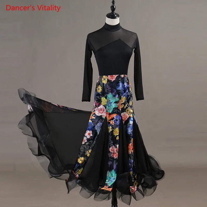 Custom Latin Dance Suit Adult Dancing Practice Clothes Tops+Skirt 2Pcs Set For Women Latin Ballroom Dance Performance Clothes
Custom Latin Dance Suit Adult Dancing Practice Clothes Tops+Skirt 2Pcs Set For Women Latin Ballroom Dance Performance Clothes