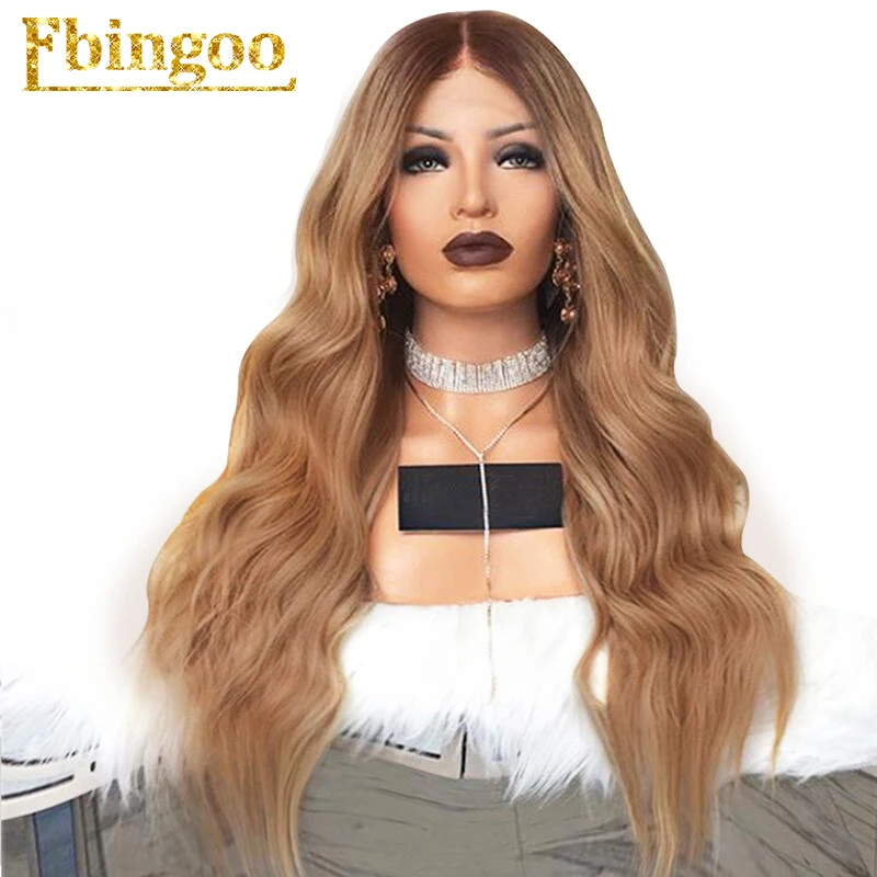 Ebingoo High Temperature Fiber Middle Part Brown Ombre Blonde Natural Long Body Wave Synthetic Lace Front Wig For Women
Ebingoo High Temperature Fiber Middle Part Brown Ombre Blonde Natural Long Body Wave Synthetic Lace Front Wig For Women