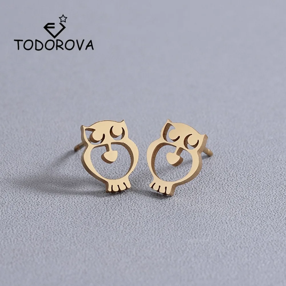 Todorova Minimalist Stainless Steel Earrings Lovely Small Owl Animal Stud Earrings Womens Jewellery Drop Shipping
Todorova Minimalist Stainless Steel Earrings Lovely Small Owl Animal Stud Earrings Womens Jewellery Drop Shipping