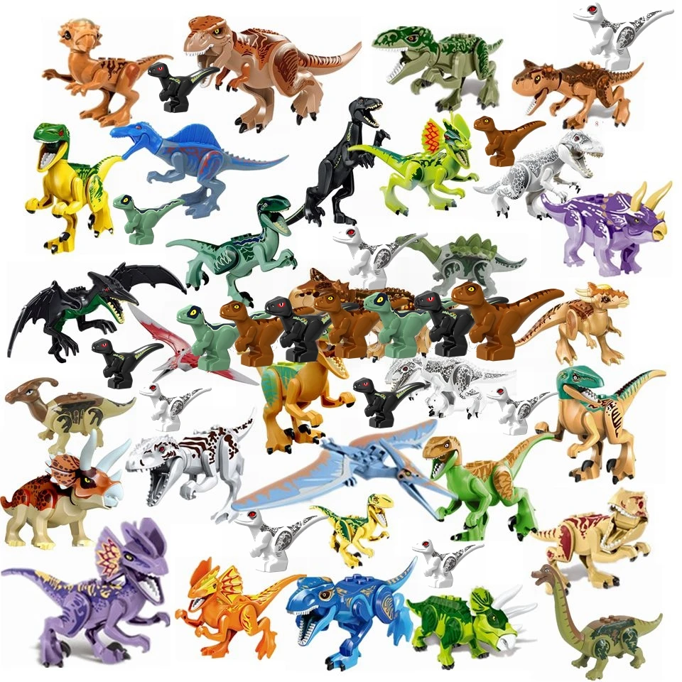 Animals Jurassic Dinosaurs World Park Dinosaur Velociraptor Tyrannosaurus Rex Baby Figures Blocks Toys Legoings Animal L1228 Kit
Animals Jurassic Dinosaurs World Park Dinosaur Velociraptor Tyrannosaurus Rex Baby Figures Blocks Toys Legoings Animal L1228 Kit