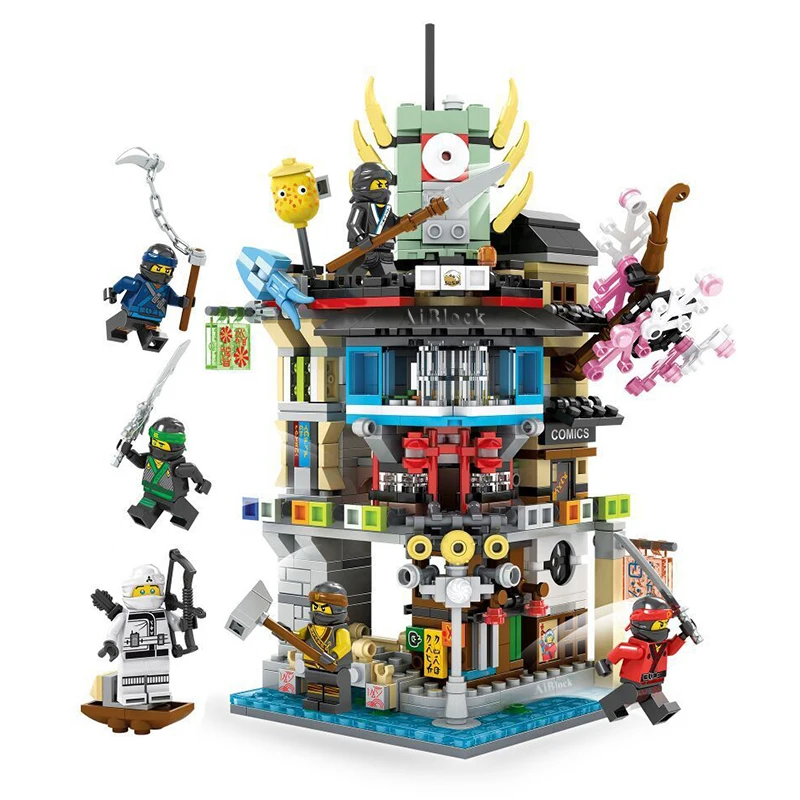 Newest Ninjago City Compatible With Legoing 70620 Ninja Movie Model Building Blocks Kits 713pcs Bricks Toys For Children
Newest Ninjago City Compatible With Legoing 70620 Ninja Movie Model Building Blocks Kits 713pcs Bricks Toys For Children