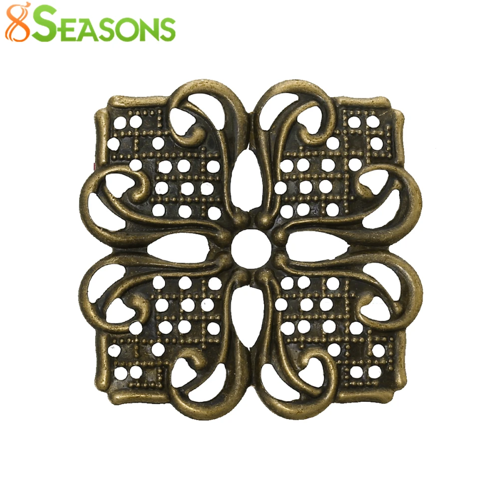 Embellishments Findings Filigree Wraps Connectors Square Antique Bronze Flower Pattern 3.5cmx 3.5cm,100 PCs 8seasons
Embellishments Findings Filigree Wraps Connectors Square Antique Bronze Flower Pattern 3.5cmx 3.5cm,100 PCs 8seasons