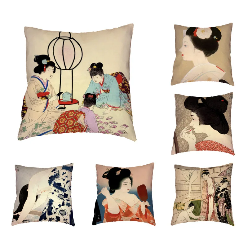 Asian Japan Lady Cushion Cover Black Cloth Woman Pillow Cover Fireworks Cherry Girls Pillowcase Home Office Bed Couch Pillows
Asian Japan Lady Cushion Cover Black Cloth Woman Pillow Cover Fireworks Cherry Girls Pillowcase Home Office Bed Couch Pillows
