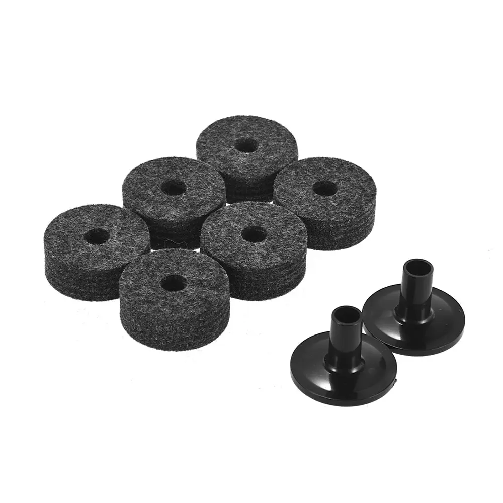 Drum Accessories Set 6 PCS Cymbal Stand Felt Washers + 2 PCS Cymbal Sleeves Replacement Kit for Shelf Drum
Drum Accessories Set 6 PCS Cymbal Stand Felt Washers + 2 PCS Cymbal Sleeves Replacement Kit for Shelf Drum