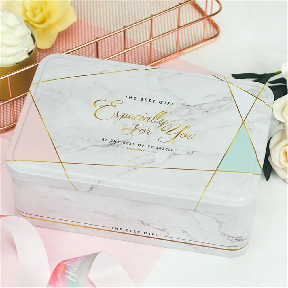 Nordic Marble Rectangular Clamshell Iron Box Tea Coffee Bean Sugar Storage Jars Cookie Candy Nougat Storage Box
Nordic Marble Rectangular Clamshell Iron Box Tea Coffee Bean Sugar Storage Jars Cookie Candy Nougat Storage Box