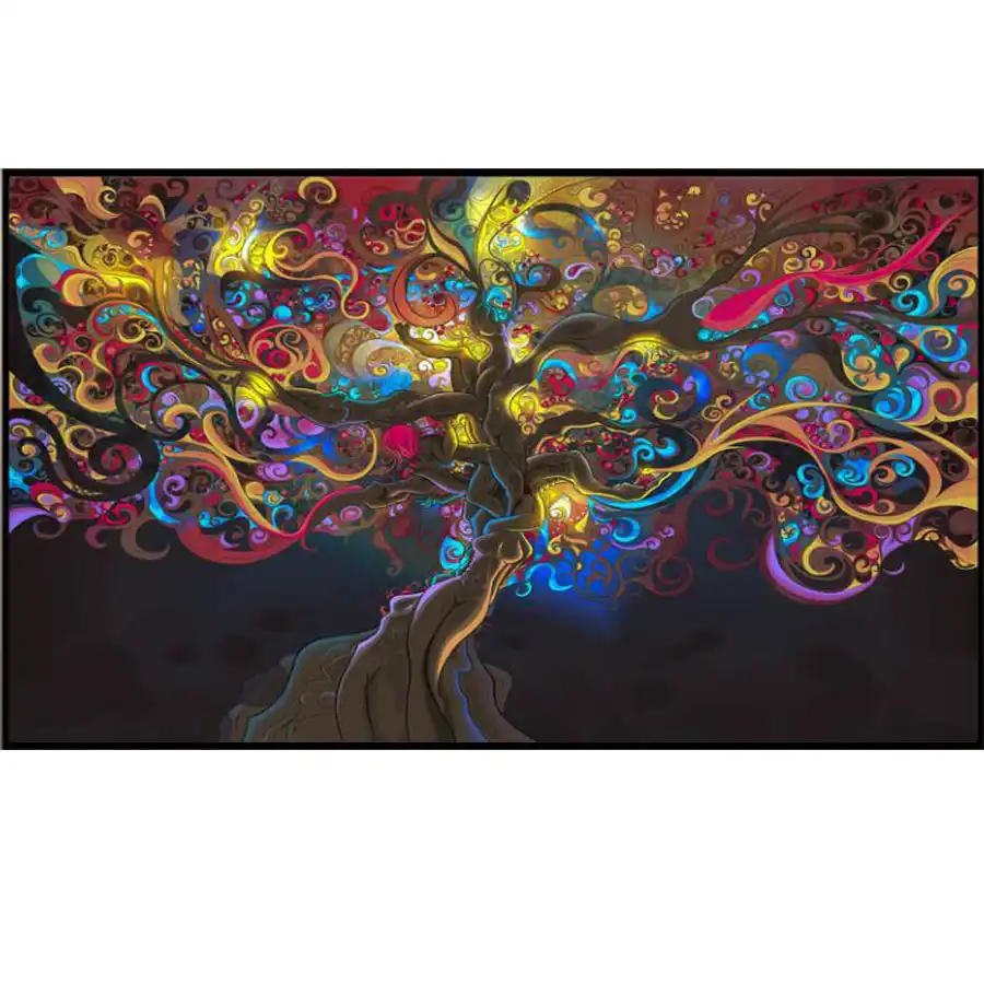 diy full diamond embroidery psychedelic trippy diamond painting