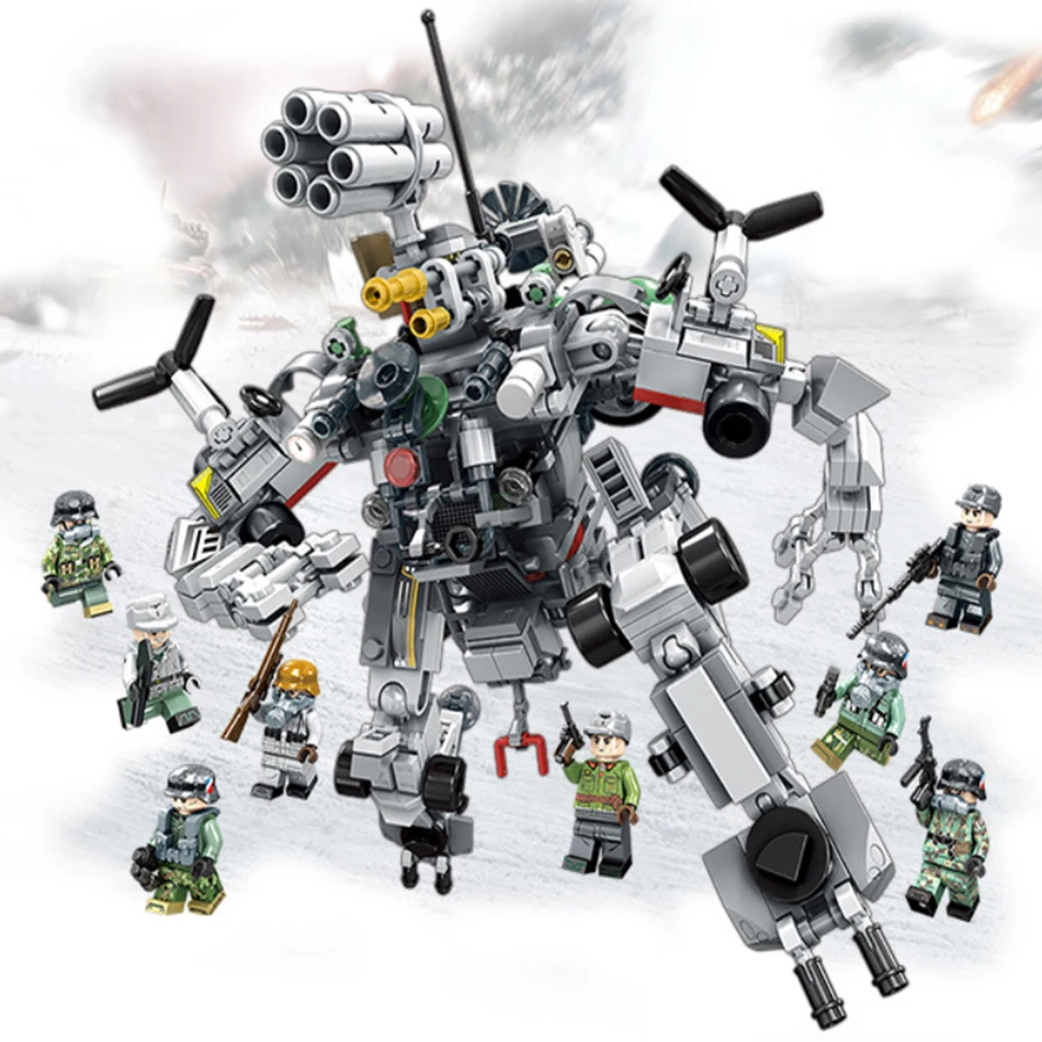 Creator 8in1 Military Tank Helicopter Vehicles Tranform Mecha Robot Army Figures Compatible Legoed Technic Building Blocks Toys
Creator 8in1 Military Tank Helicopter Vehicles Tranform Mecha Robot Army Figures Compatible Legoed Technic Building Blocks Toys