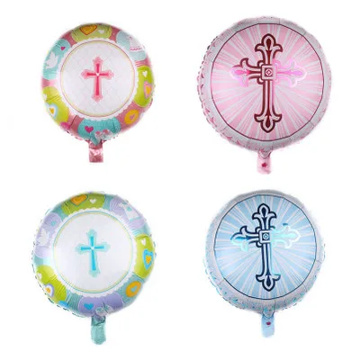 Lucky 10pcs/lot 45*45cm Easter Cross Foil Balloon Jesus Cross Easter Decoration Baby Baptism Wedding Balloon Supplies Kids Toys
Lucky 10pcs/lot 45*45cm Easter Cross Foil Balloon Jesus Cross Easter Decoration Baby Baptism Wedding Balloon Supplies Kids Toys
