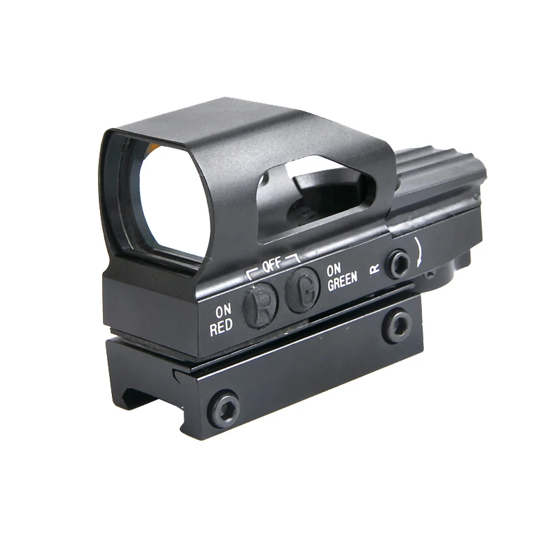 Red Dot Sight 20mm Rail Riflescope Hunting Airsoft Optics Scope Holographic Reflex 4 Reticle Tactical Gun Accessories
Red Dot Sight 20mm Rail Riflescope Hunting Airsoft Optics Scope Holographic Reflex 4 Reticle Tactical Gun Accessories
