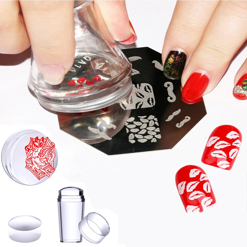 1PC Transparent Silicone Nail Stamper With Scraper Clear Handle Jelly Nail Stamper Manicure Stamp DIY Nail Tools
1PC Transparent Silicone Nail Stamper With Scraper Clear Handle Jelly Nail Stamper Manicure Stamp DIY Nail Tools