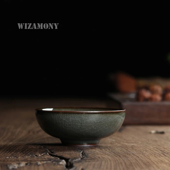 WIZAMONY 2pcs Chinese Longquan Celadon Porcelain China Teacups SaucerTea Bowl Cracle Glaze 70ml China Tea Pot Celadon Tea Set
WIZAMONY 2pcs Chinese Longquan Celadon Porcelain China Teacups SaucerTea Bowl Cracle Glaze 70ml China Tea Pot Celadon Tea Set