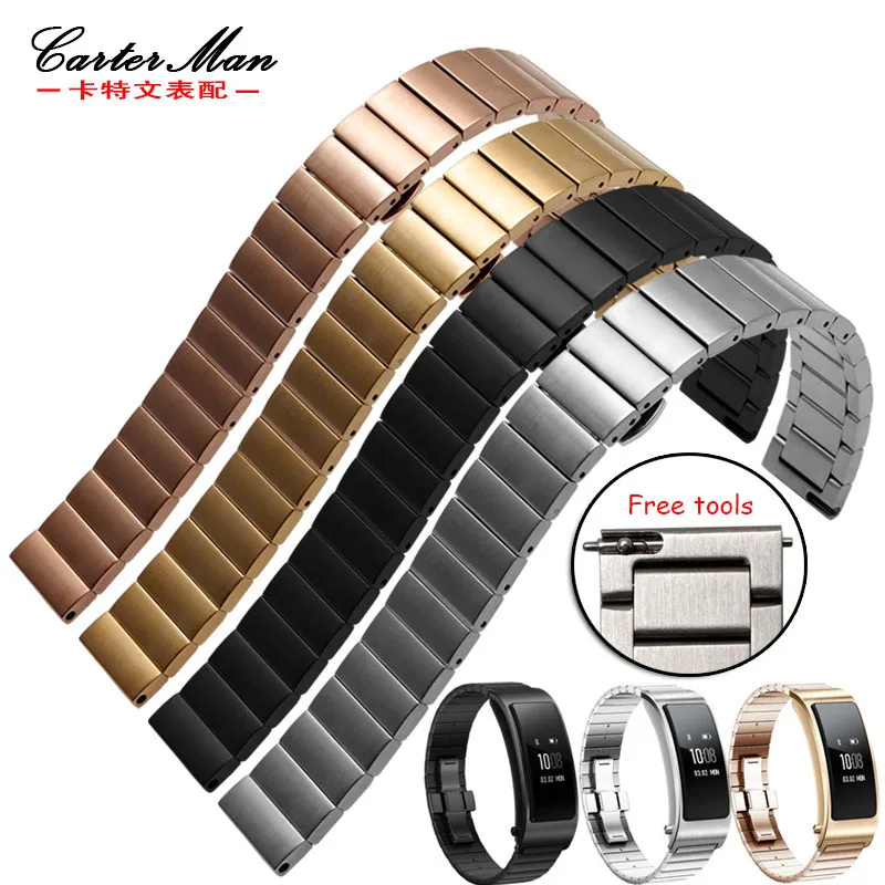 New Huawei B2 B3 B5 smart watch strap High quality 16mm Stainless steel watchband bracelet
New Huawei B2 B3 B5 smart watch strap High quality 16mm Stainless steel watchband bracelet